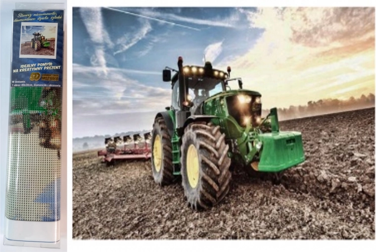 NORIMPEX Diamond Painting – Tractor 30 × 40 cm