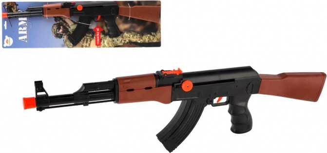 Plastic submachine gun ARMY 52 cm wind-up