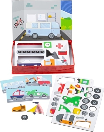 Bigjigs Toys mágneses kirakó – szerelő