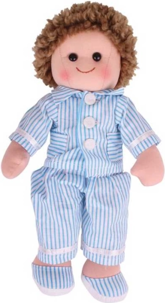 Szövetbaba Artur a Bigjigs Toys-tól - 34 cm