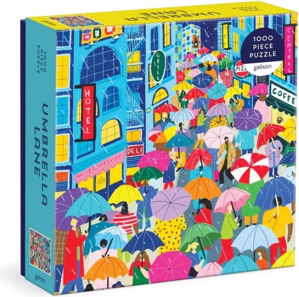 Galison Umbrella Street Puzzle 1000 pieces