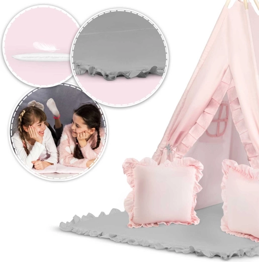 Tapis confortable antidérapant + 2 coussins