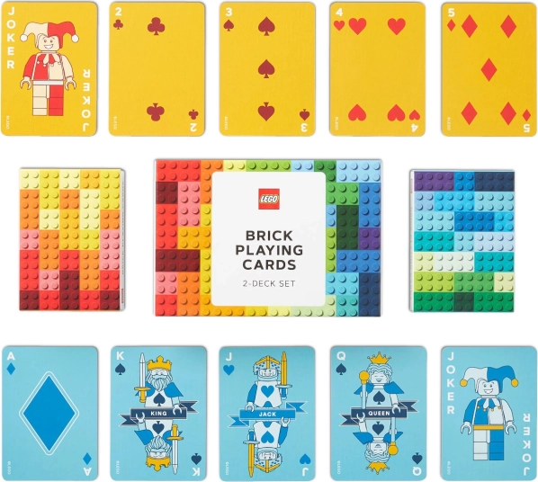 LEGO playing card set – 2 decks, 108 cards