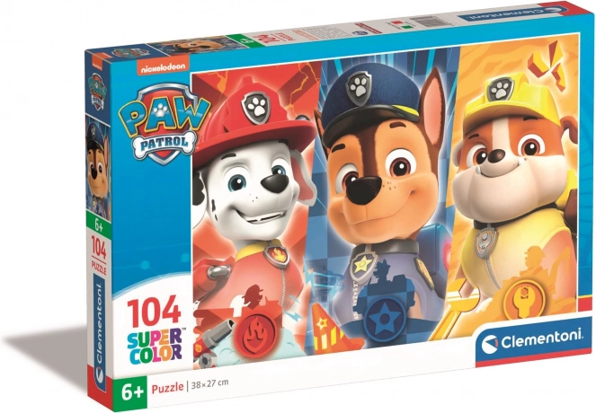 Puzzle da 104 pezzi con motivo Paw Patrol di Clementoni