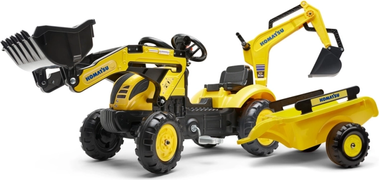 Dvojitá porce zábavy: přední lžíce i zadní bagr