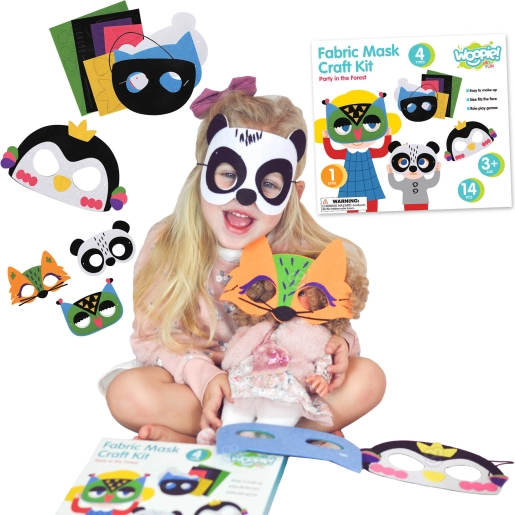 Creative Felt Mask Set for Kids - 4 Types