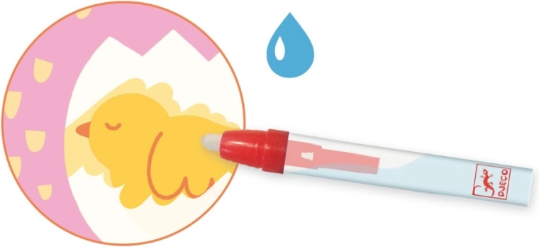 La magia dei colori al tocco dell’acqua