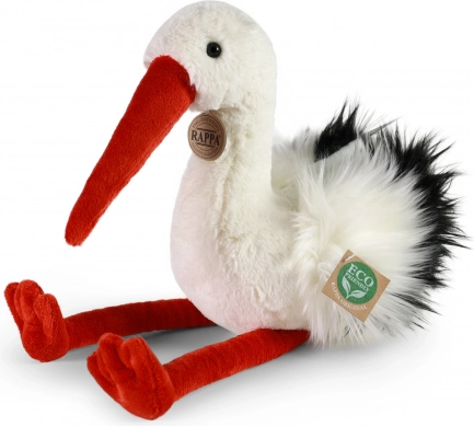 RAPPA plush stork 39 cm eco-friendly