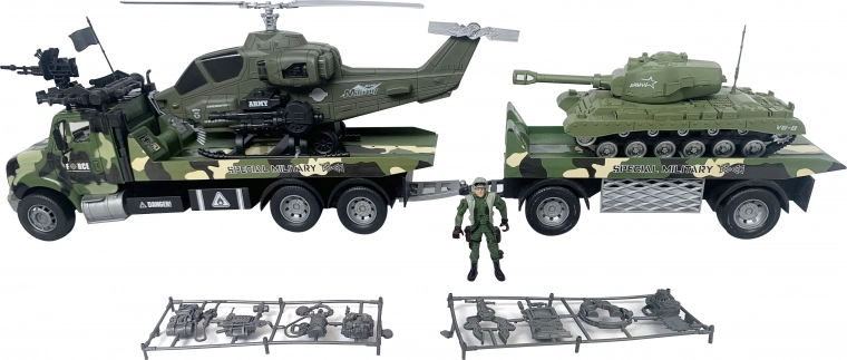 Katonai vontató katonával, 80 cm