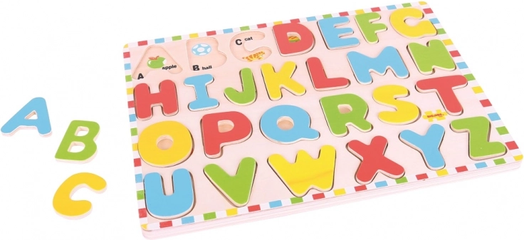 Alfabeto in legno con immagini BIGJIGS TOYS