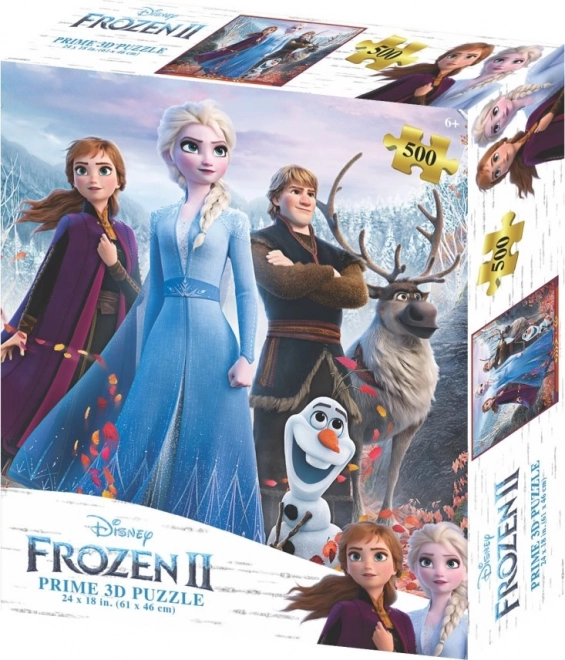PRIME 3D Puzzle Frozen II 3D 500 pieces