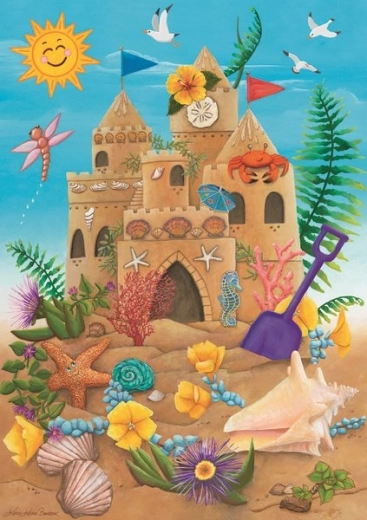 Puzzle Sandcastle in the Sunshine 35 pieces