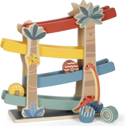 Wooden Dino Track for Children