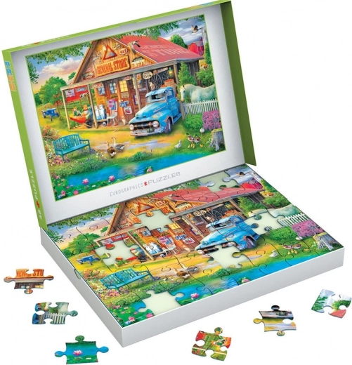 EUROGRAPHICS puzzle Connecting Pieces: Village Shop 48 pieces