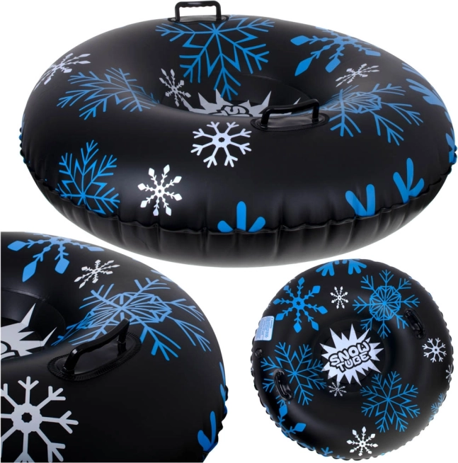 Inflatable snow tube with snowflakes 95 cm