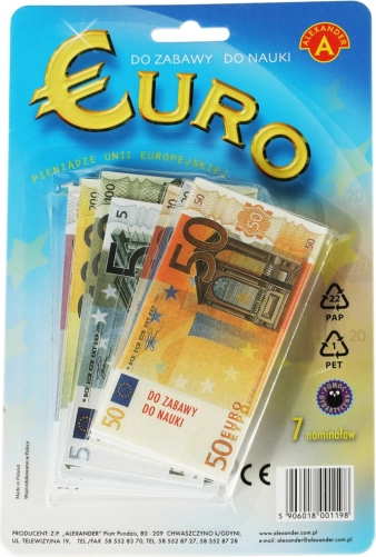 Alexander Children's Euro Play Money