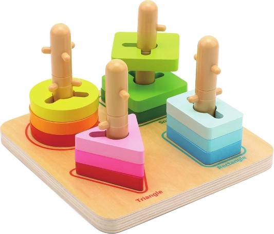 Stackable Geometric Shapes for Children
