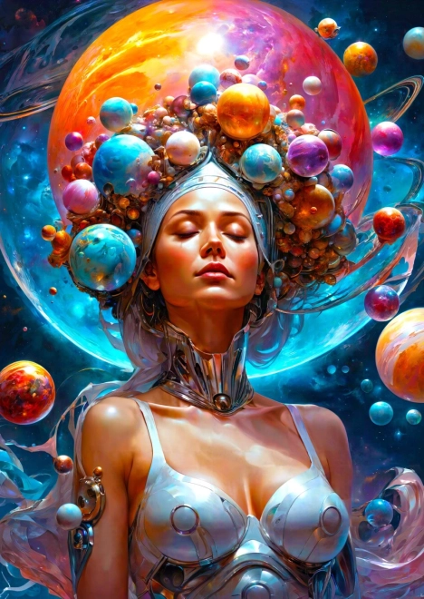 Puzzle Cosmic Goddess 1000 Pieces