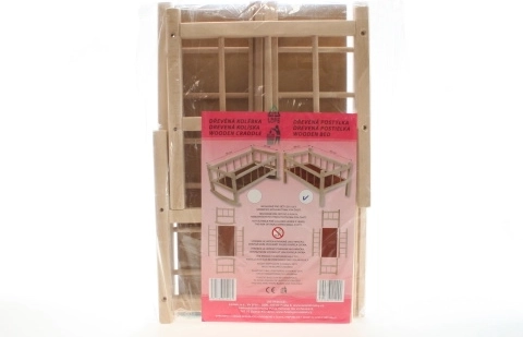 Wooden Doll Crib