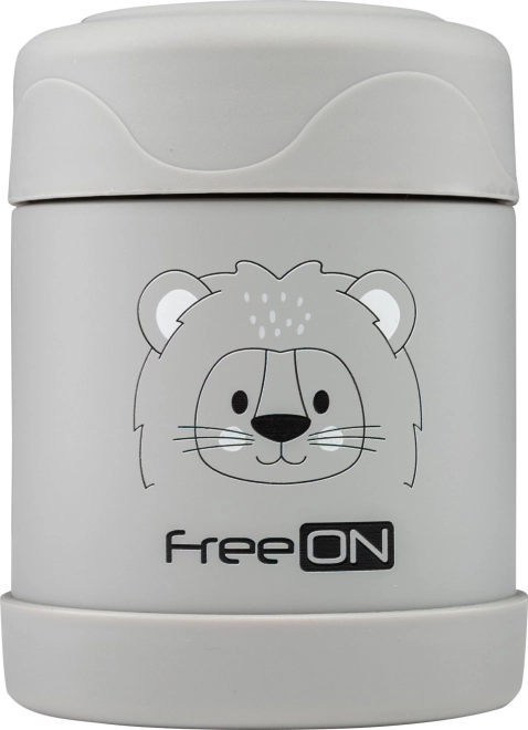FreeON Thermal Food Jar Stainless Steel 350 ml Gray