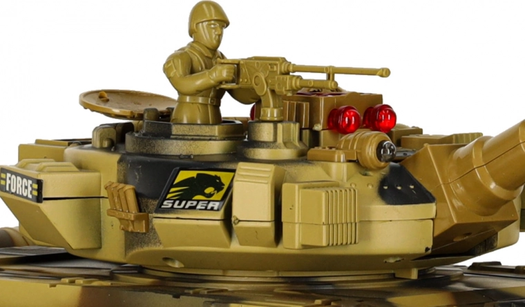 Realistická věž a kanón s 360° palbou