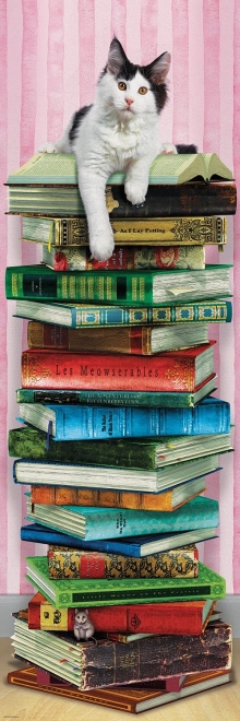 Vertical Puzzle Academic Cat 1000 Pieces