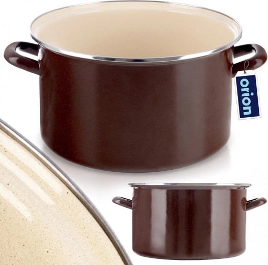 Izdržljiv emajlirani čelik s nehrđajućim rubom