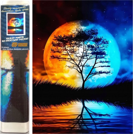 Diamond Painting Night Connection 30 × 40 cm