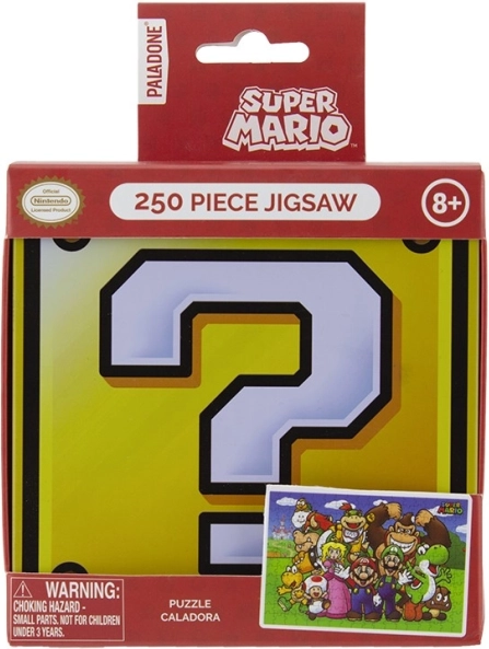 Super Mario Puzzle 250 Pieces in a Metal Box