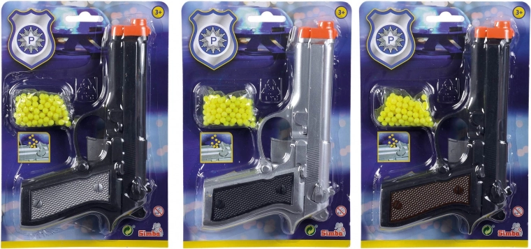 BB gun with ammunition 21 cm, 3 colors