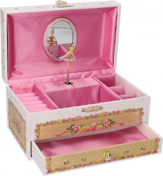 Musical Jewelry Box Flower Song with Swan Lake Melody