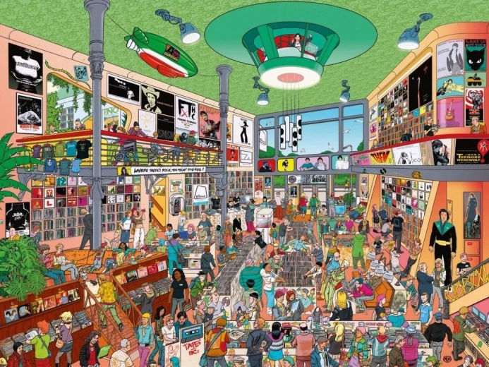 Puzzle HEYE Music Store, 1500 pieces