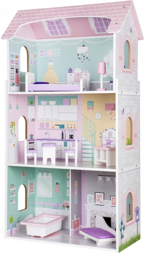 Dřevěný domeček pro panenky Jagodowa Residence od Ecotoys