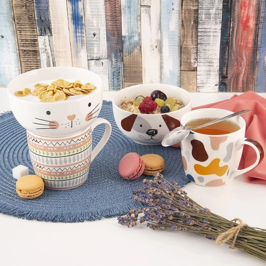 Quality porcelain for dishwasher and microwave