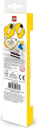 Clip-on via LEGO plate