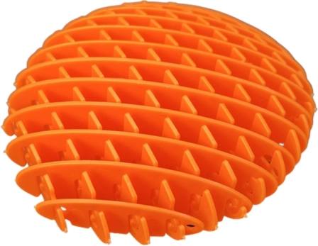 Antistresová fidget hračka oranžová 10 cm
