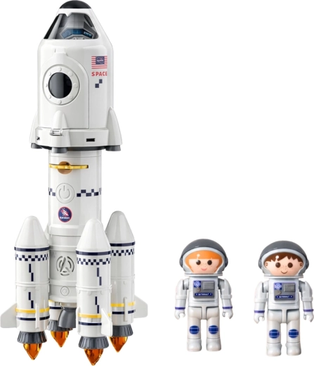 Modulaire constructie en 2 astronautenfiguren