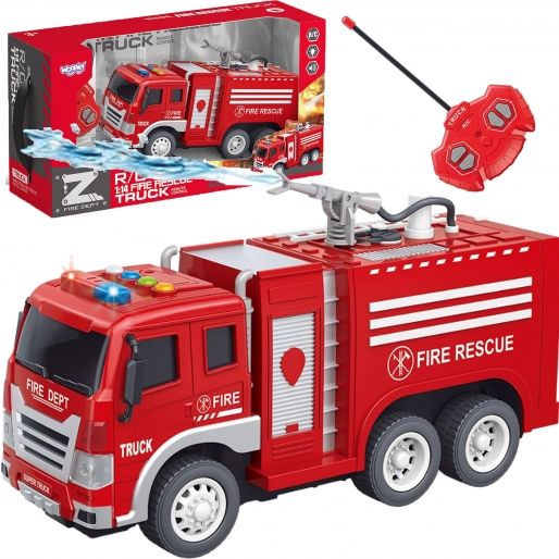 Woopie Remote Controlled Fire Truck RC with Water Spraying Function