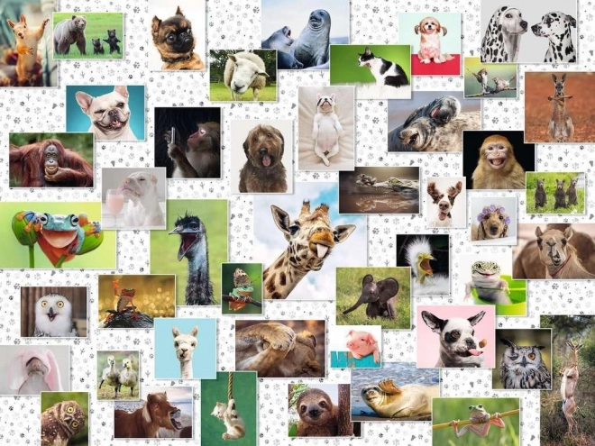 Cheerful Animals Jigsaw Puzzle 1500 Pieces Ravensburger