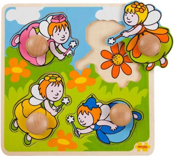Puzzle Bigjigs Toys a incastro Fate