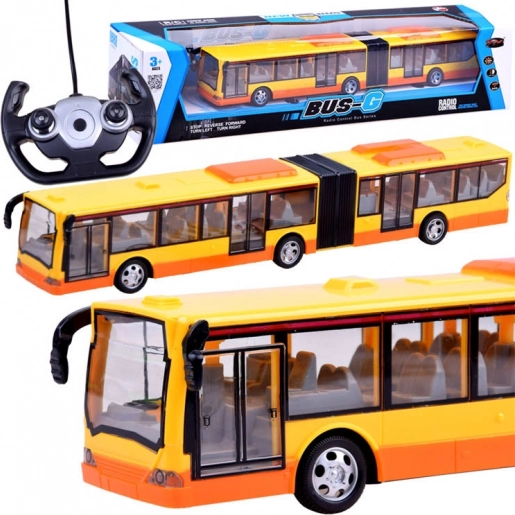 RC kĺbový autobus na diaľkové ovládanie pre deti – žltá