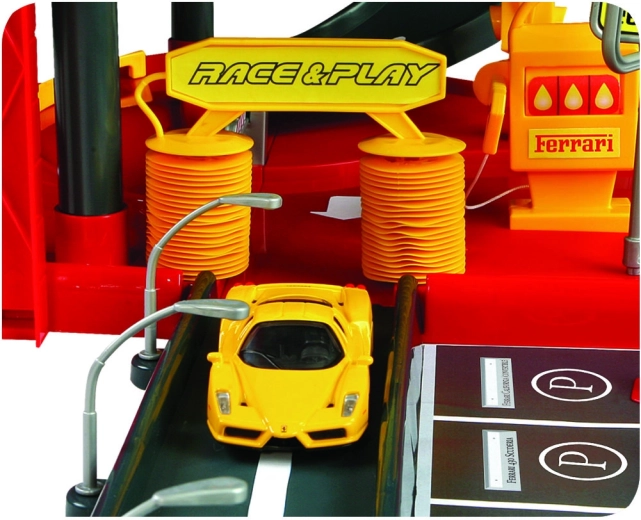 Working elevator and realistic car wash