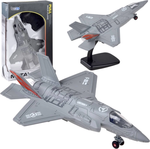 Metal Military Aircraft F-25 with Sounds and Lights – Sz