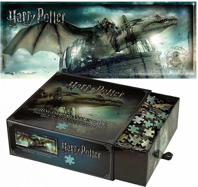 Harry Potter Puzzle – Escape from Gringotts Bank, 1000 Pieces