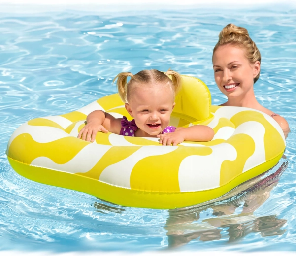 Integrated seat with leg openings