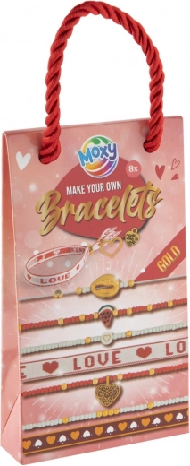 Set creativo per la creazione di braccialetti dorati