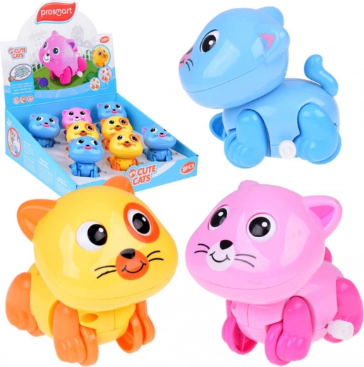 Wind-up Kitty Psotek – colorful moving toy for little ones