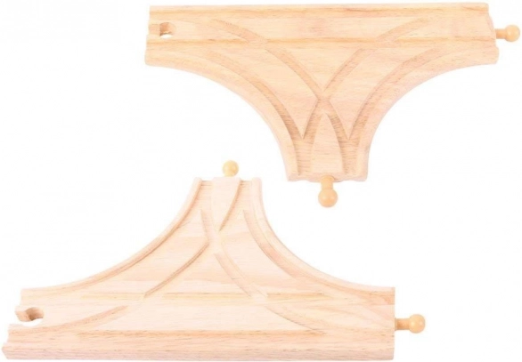 T wissel 2 stuks Bigjigs Rail