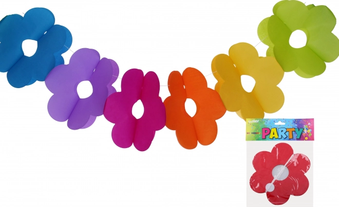 Guirlande colorée Fleur 3 m