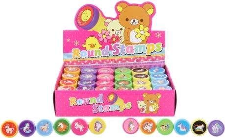 Unicorn Stamps, set of 24 pcs